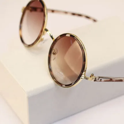 New Fashion glasses Women men Fashion retro roundness colours Sunglasses summer glasses