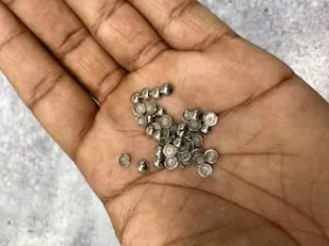 NEW, Hotfix Dome Studs, 100 Pcs, 5mm (XSmall) SILVER, Great for Denim, Sweaters, Camo Jackets, Belts, Bags, Shoes, Crafts,  MORE!
