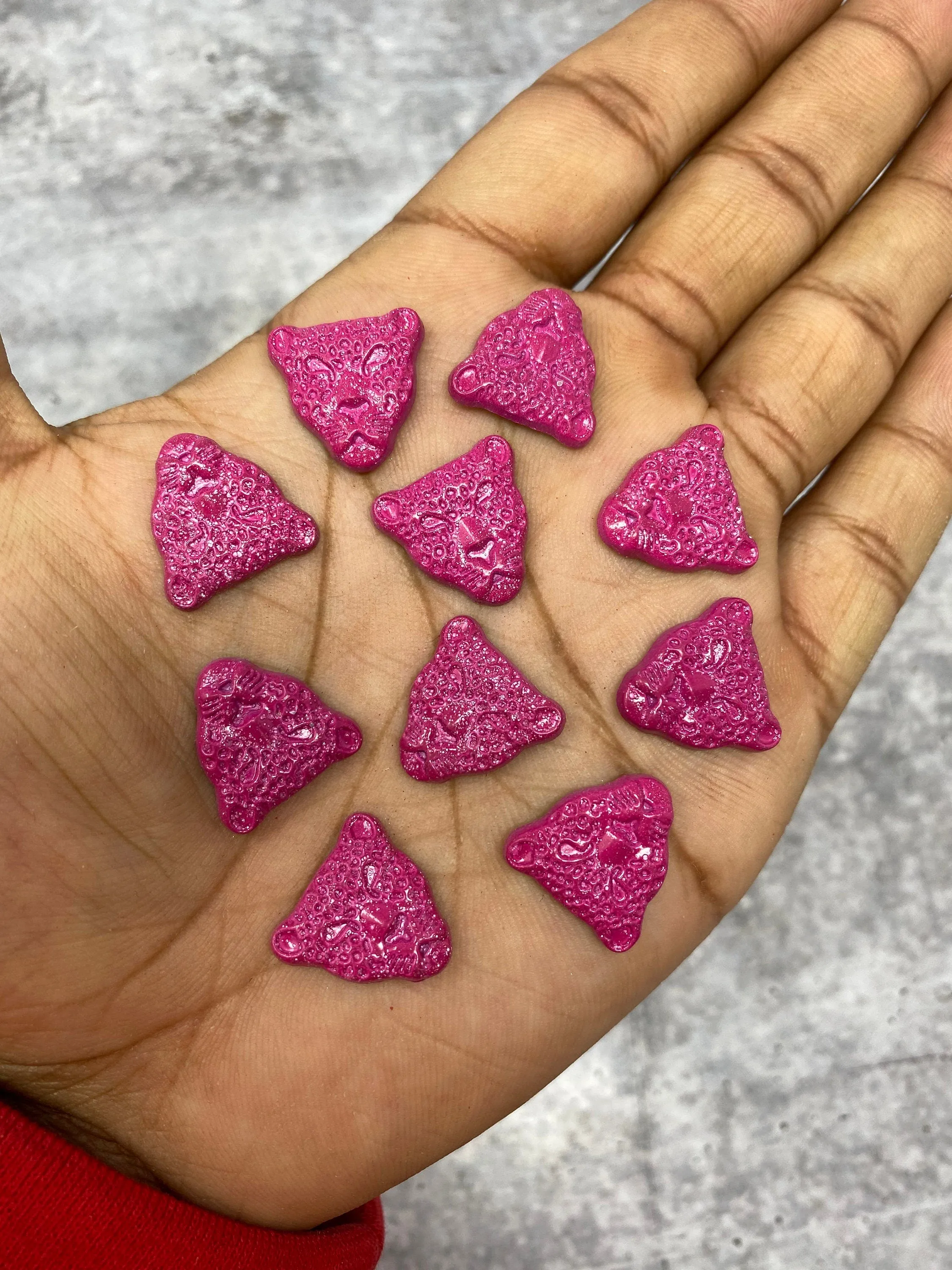 NEW, Hotfix Panther Studs, 100 Pcs, 18mm (Large) Hot Pink, Great for Denim, Sweaters, Camo Jackets, Belts, Bags, Shoes, Crafts,  MORE!