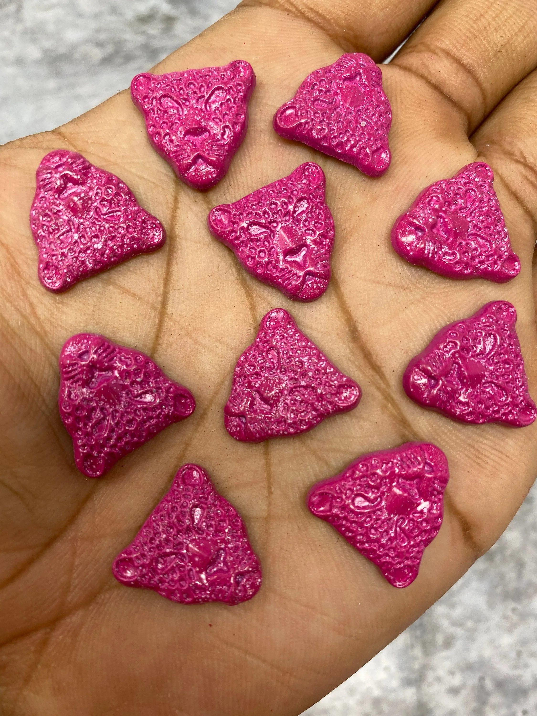 NEW, Hotfix Panther Studs, 100 Pcs, 18mm (Large) Hot Pink, Great for Denim, Sweaters, Camo Jackets, Belts, Bags, Shoes, Crafts,  MORE!
