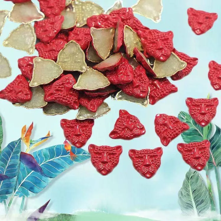 NEW, Hotfix Panther Studs, 100 Pcs, 18mm (Large) RED, Great for Denim, Sweaters, Camo Jackets, Belts, Bags, Shoes, Crafts,  MORE!