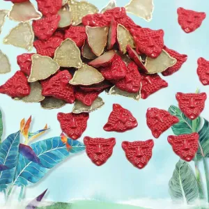 NEW, Hotfix Panther Studs, 100 Pcs, 18mm (Large) RED, Great for Denim, Sweaters, Camo Jackets, Belts, Bags, Shoes, Crafts,  MORE!