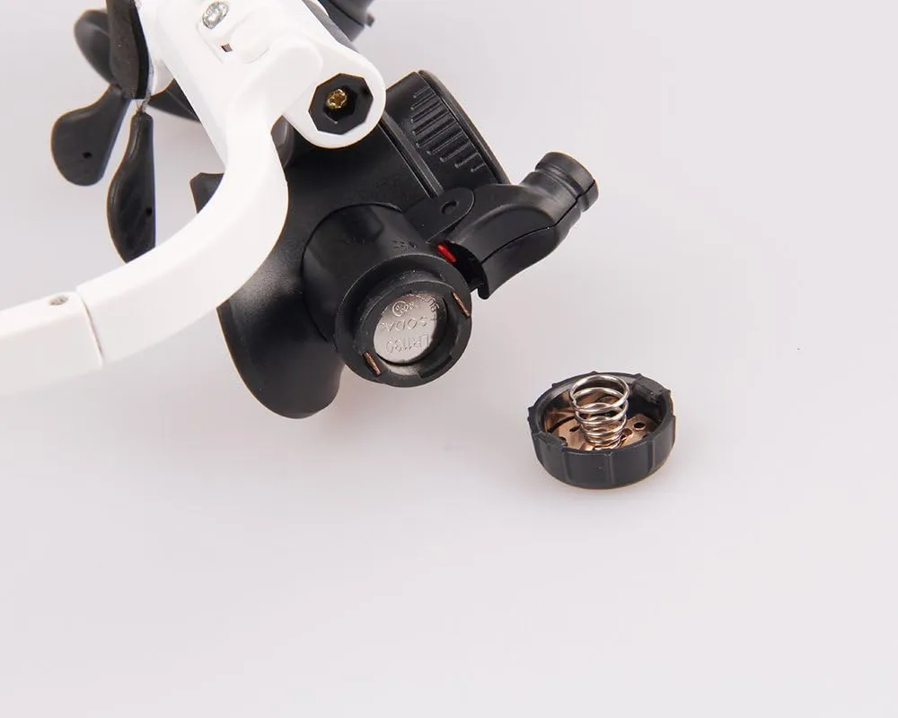 NEW Magnifying Glasses 8X 15X 23X Magnifier LED Headband Glass Eye Magnifying Repair Tool Watchmaking Coin Stamp Currency Book Errors Jewelry Necklace Magnifier Glasses Beading Biology Loupe Microscope