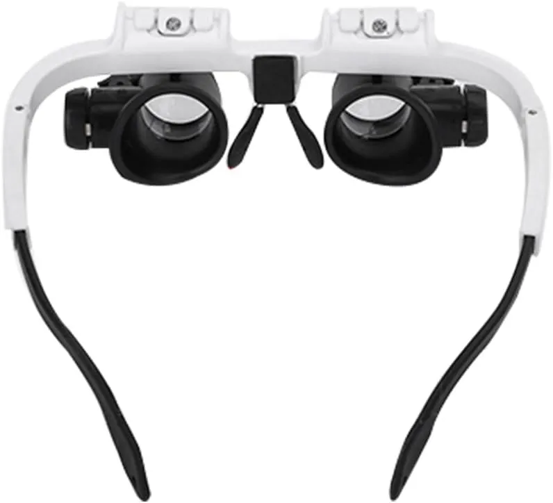 NEW Magnifying Glasses 8X 15X 23X Magnifier LED Headband Glass Eye Magnifying Repair Tool Watchmaking Coin Stamp Currency Book Errors Jewelry Necklace Magnifier Glasses Beading Biology Loupe Microscope