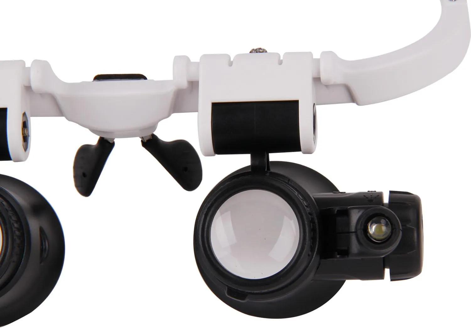 NEW Magnifying Glasses 8X 15X 23X Magnifier LED Headband Glass Eye Magnifying Repair Tool Watchmaking Coin Stamp Currency Book Errors Jewelry Necklace Magnifier Glasses Beading Biology Loupe Microscope