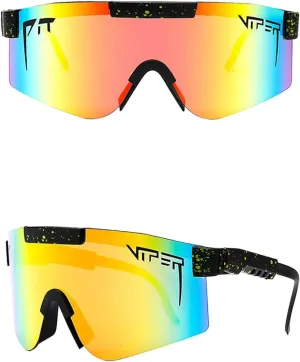 New Pit Viper P-V Polarized Cycling Sunglasses,UV400 Polarized Sunglasses for Men and Women Driving Running Climbing Fishing Golf
