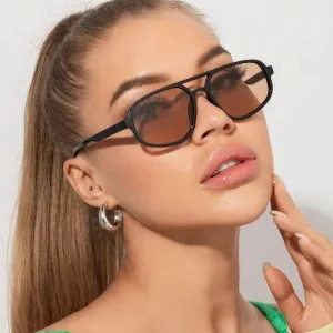 New Retro Double Bridge Sunglasses UV400 Cat Eye Style
