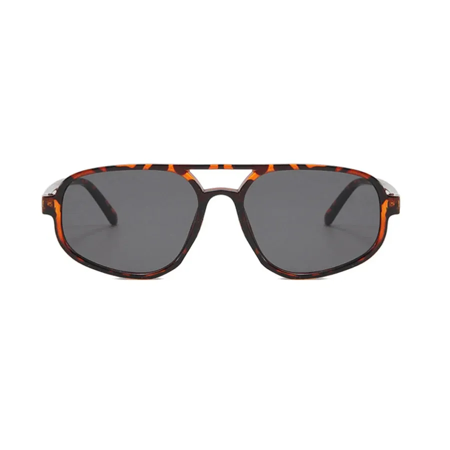 New Retro Double Bridge Sunglasses UV400 Cat Eye Style