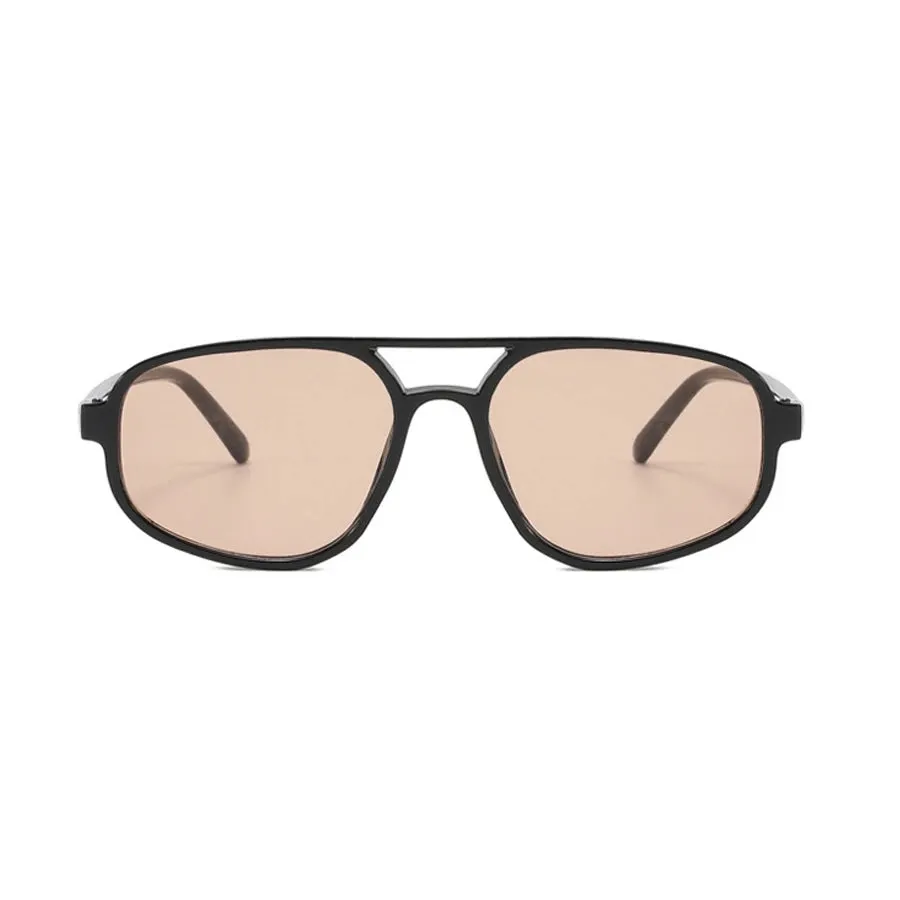 New Retro Double Bridge Sunglasses UV400 Cat Eye Style