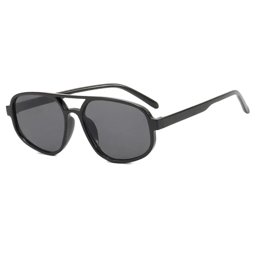 New Retro Double Bridge Sunglasses UV400 Cat Eye Style
