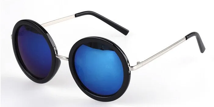 New Retro Round Sunglasses Women Brand Designer Vintage Sun Glasses Women Coating Sunglass Oculos De Sol Gafas lunette de soleil