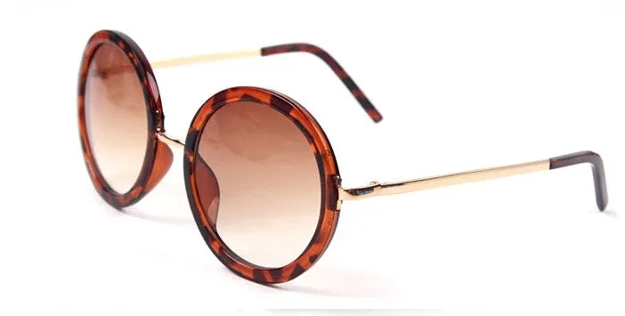 New Retro Round Sunglasses Women Brand Designer Vintage Sun Glasses Women Coating Sunglass Oculos De Sol Gafas lunette de soleil