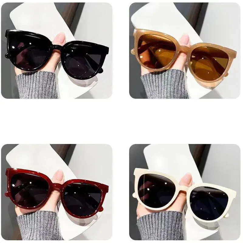New Small Frame Circular Shape Sunglasses Women's UV400 Eyewear