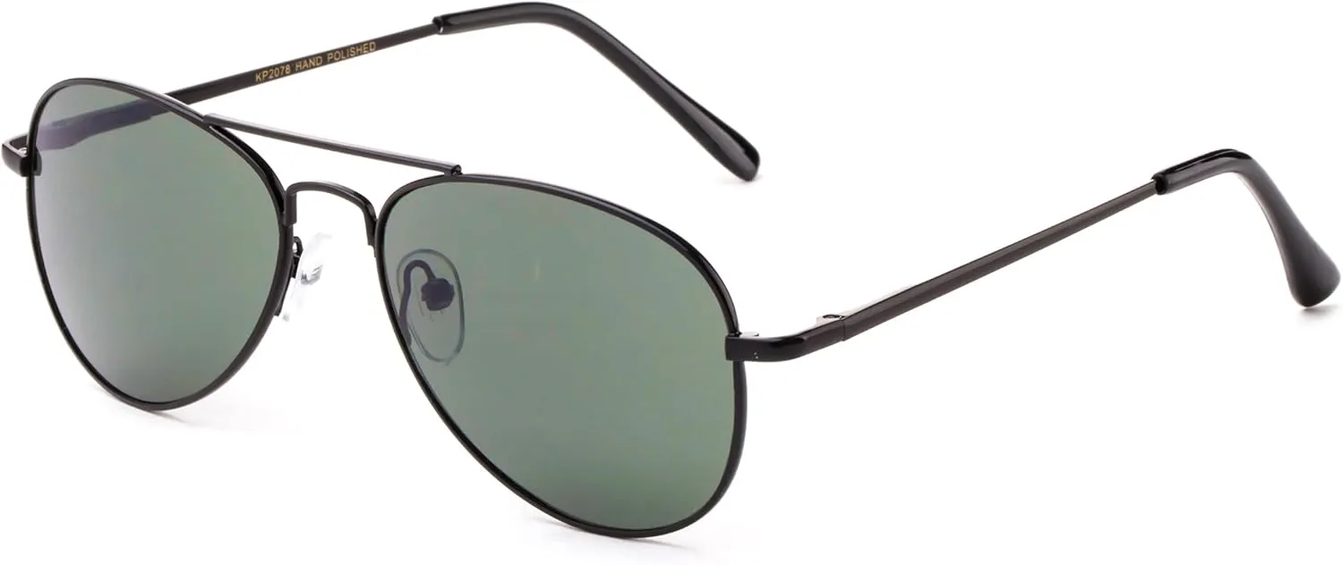 Newbee Fashion Popular Aviator Flash/Mirrored Fashion Aviator Kids Sunglasses with Spring Hinges