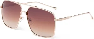 Newbee Fashion - "Bioka" Modern Geometric Style Fashion Sunglasses
