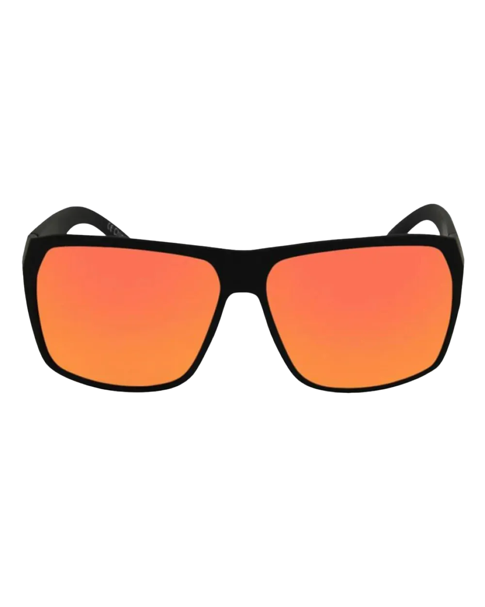Nick I Polarised Sunglasses in Black & Red Mirror