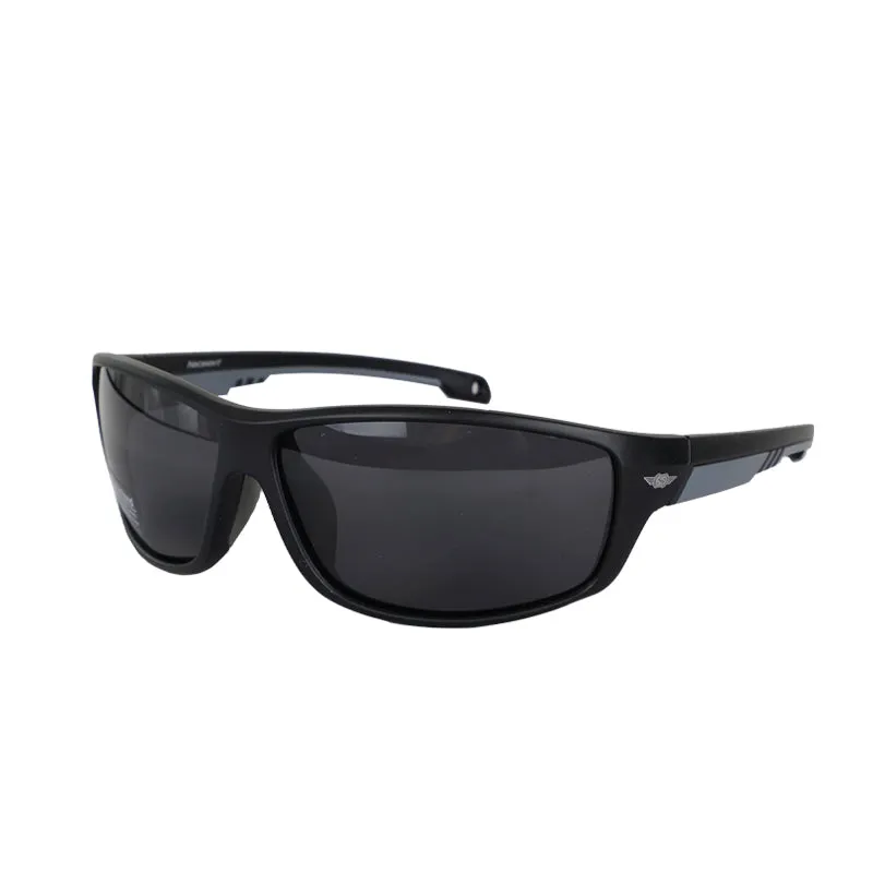 NICKENT PS8143 Matte Black Polarized Sunglasses