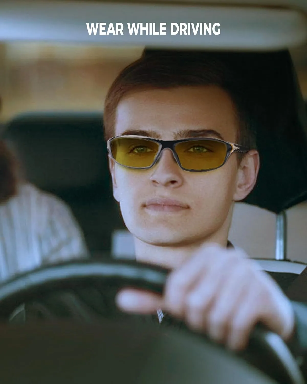 Night Vision Glasses for Men and Women, Driving Eyewear, Reduce Glare Enhance Vision HD Polarized Sunglasses
