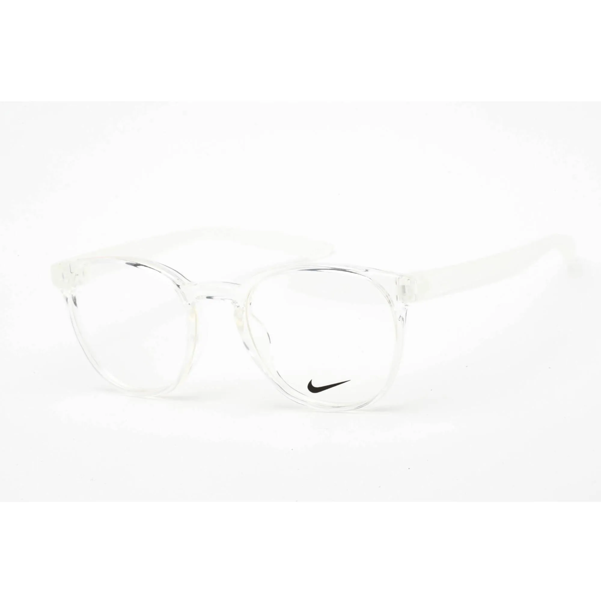 Nike Unisex Eyeglasses - Clear Lens Plastic Full Rim Round Shape Frame | NIKE 7301 900