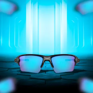 Oakley Flak 2.0 X Blue Steel Prizm Sapphire Polarized Sunglass