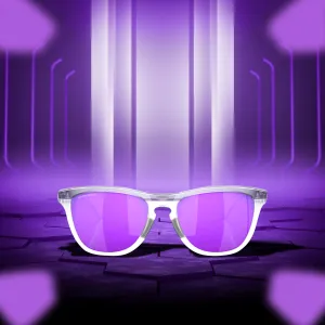 Oakley Frogskins Hybrid Matte trans Lilac Prizm Violet Sunglass
