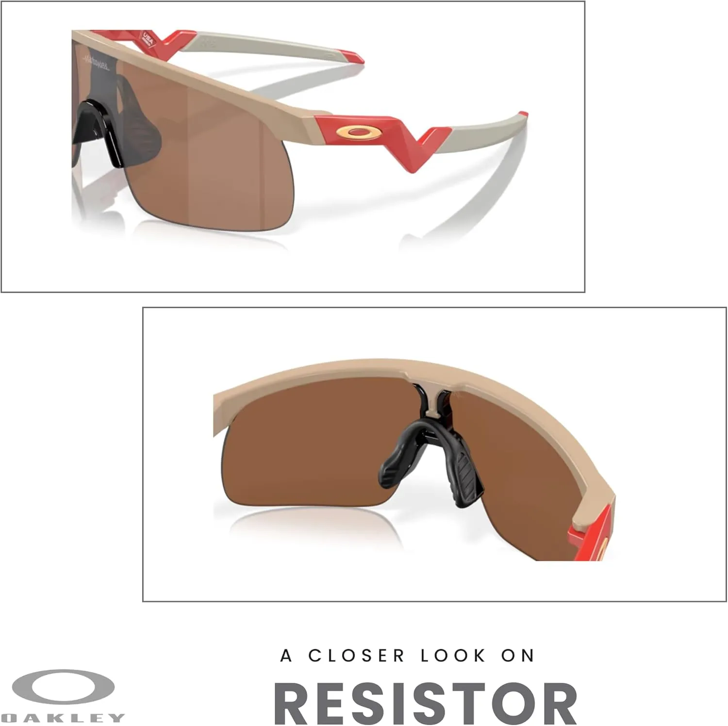 Oakley Kids Resistor OJ9010 Shield Junior Sunglasses for Boys   BUNDLE Accessory Leash   Designer iWear Kit