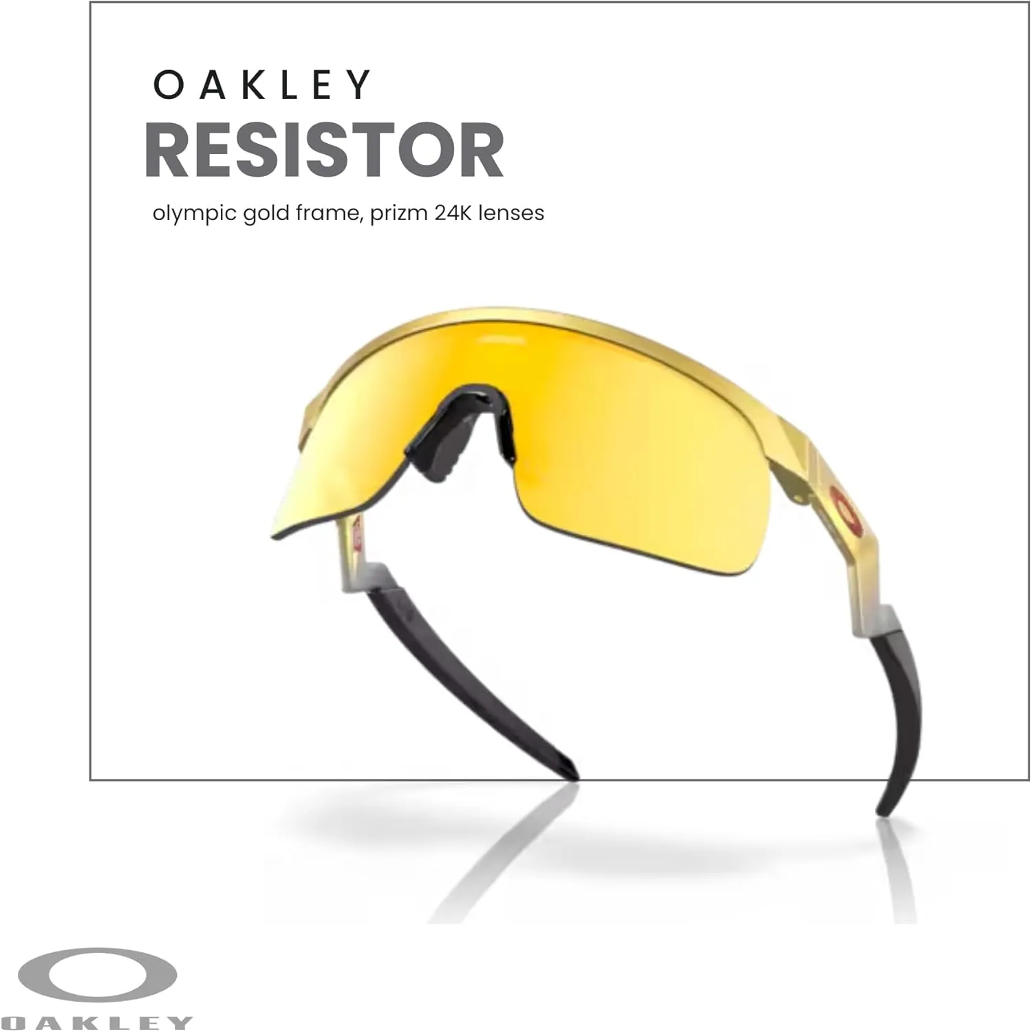 Oakley Kids Resistor OJ9010 Shield Junior Sunglasses for Boys   BUNDLE Accessory Leash   Designer iWear Kit