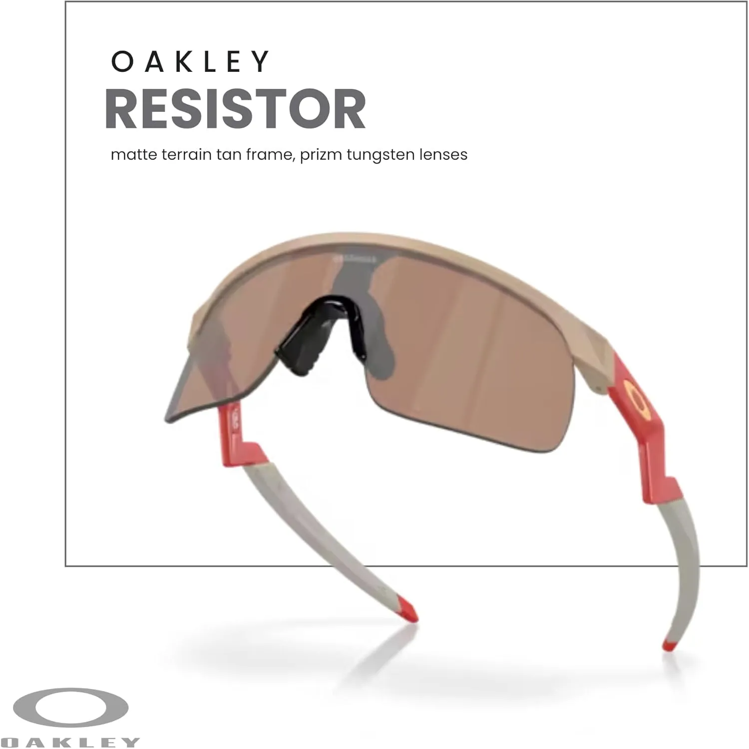 Oakley Kids Resistor OJ9010 Shield Junior Sunglasses for Boys   BUNDLE Accessory Leash   Designer iWear Kit