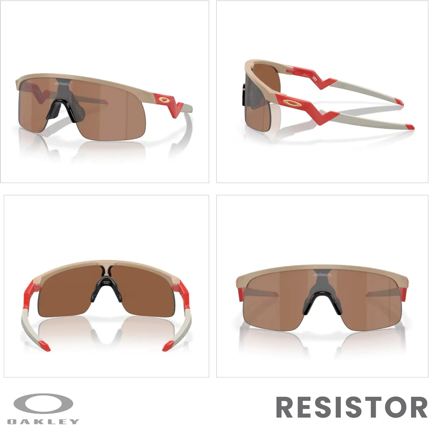 Oakley Kids Resistor OJ9010 Shield Junior Sunglasses for Boys   BUNDLE Accessory Leash   Designer iWear Kit