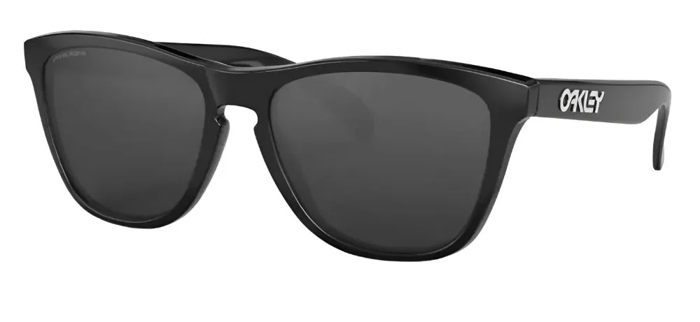 Oakley Mens Frogskins Lite Polished Black Frame - Prizm Black Lens - Non Polarized Sunglasses