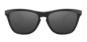 Oakley Mens Frogskins Lite Polished Black Frame - Prizm Black Lens - Non Polarized Sunglasses