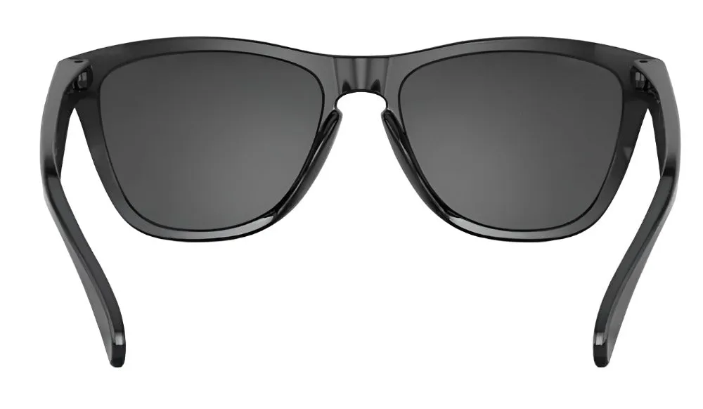 Oakley Mens Frogskins Lite Polished Black Frame - Prizm Black Lens - Non Polarized Sunglasses