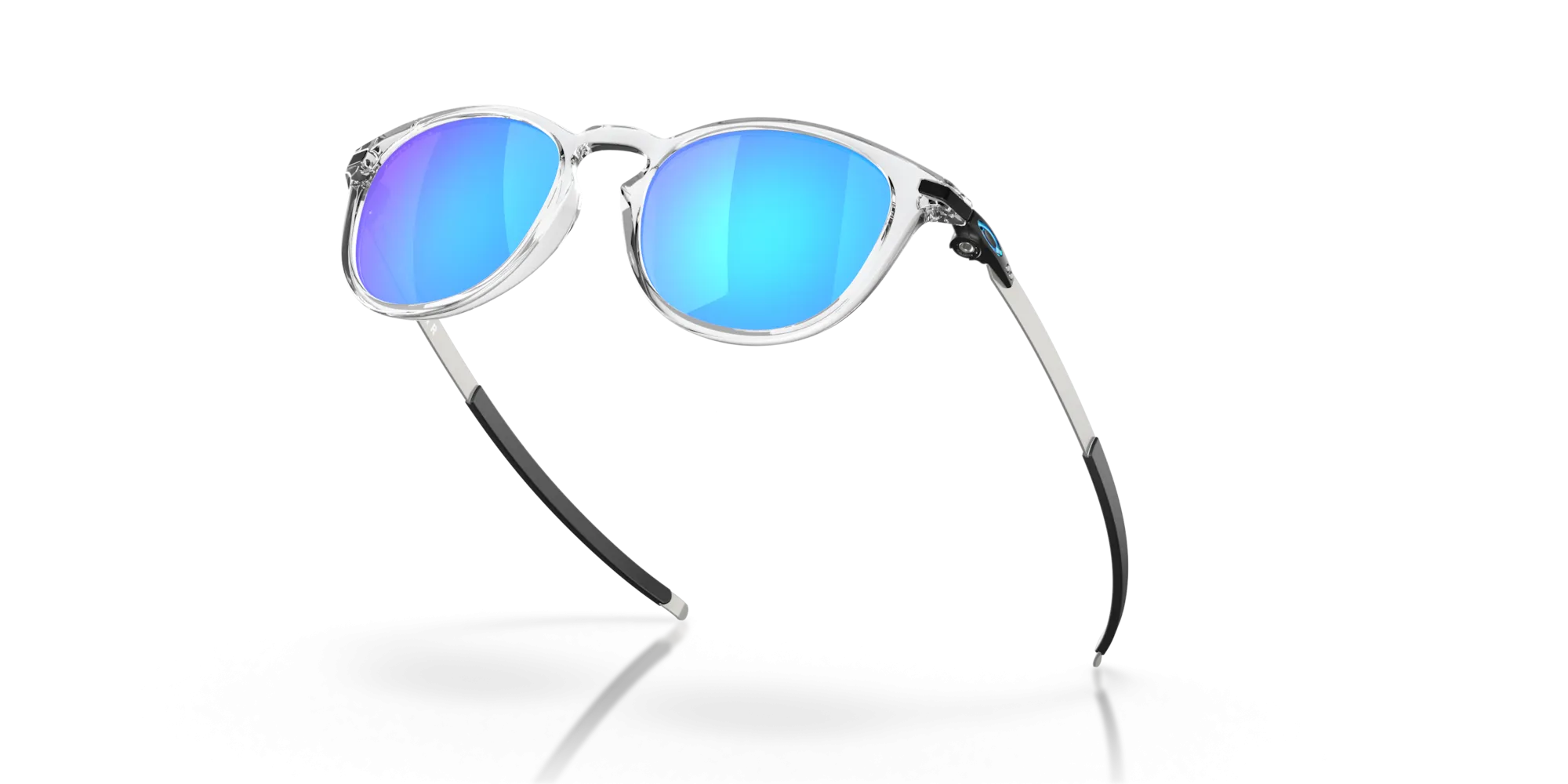 Oakley Pitchman R Prizm Sapphire Lenses, Polished Clear Frame