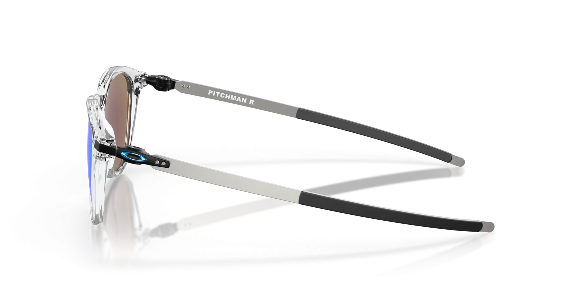 Oakley Pitchman R Prizm Sapphire Lenses, Polished Clear Frame