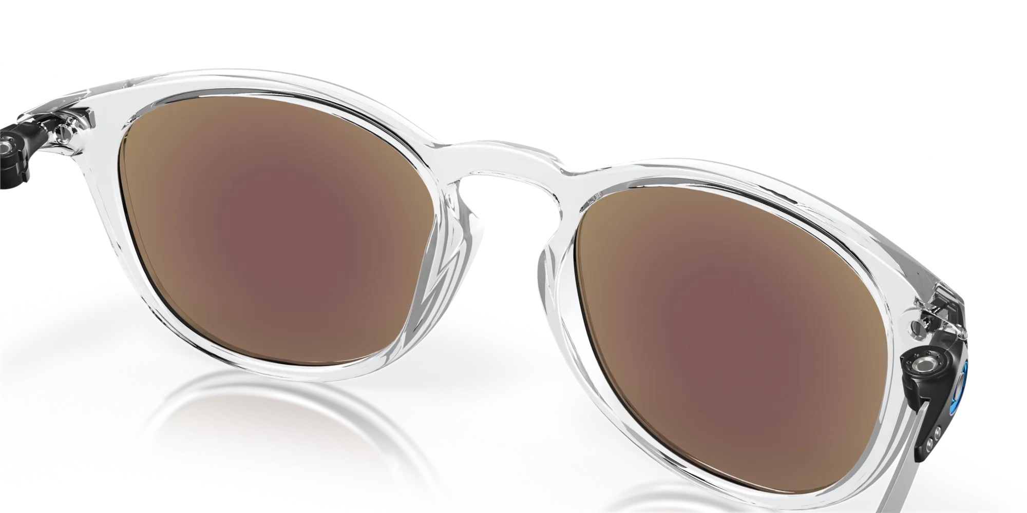 Oakley Pitchman R Prizm Sapphire Lenses, Polished Clear Frame
