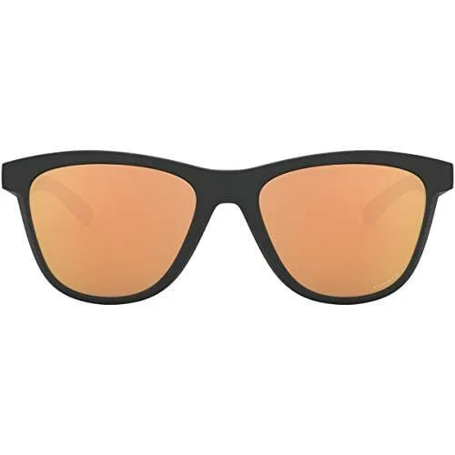 Oakley Women's Moonlighter Round Sunglasses, Velvet Black, 53.0 mm