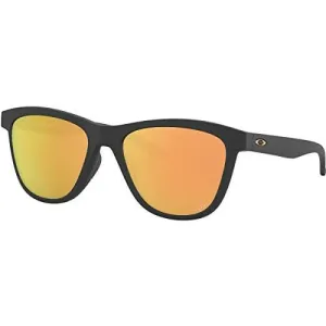Oakley Women's Moonlighter Round Sunglasses, Velvet Black, 53.0 mm