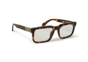 Off-White Style 70 Eyeglasses Havana