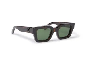 Off-White Virgil Square Sunglasses Havana/Green