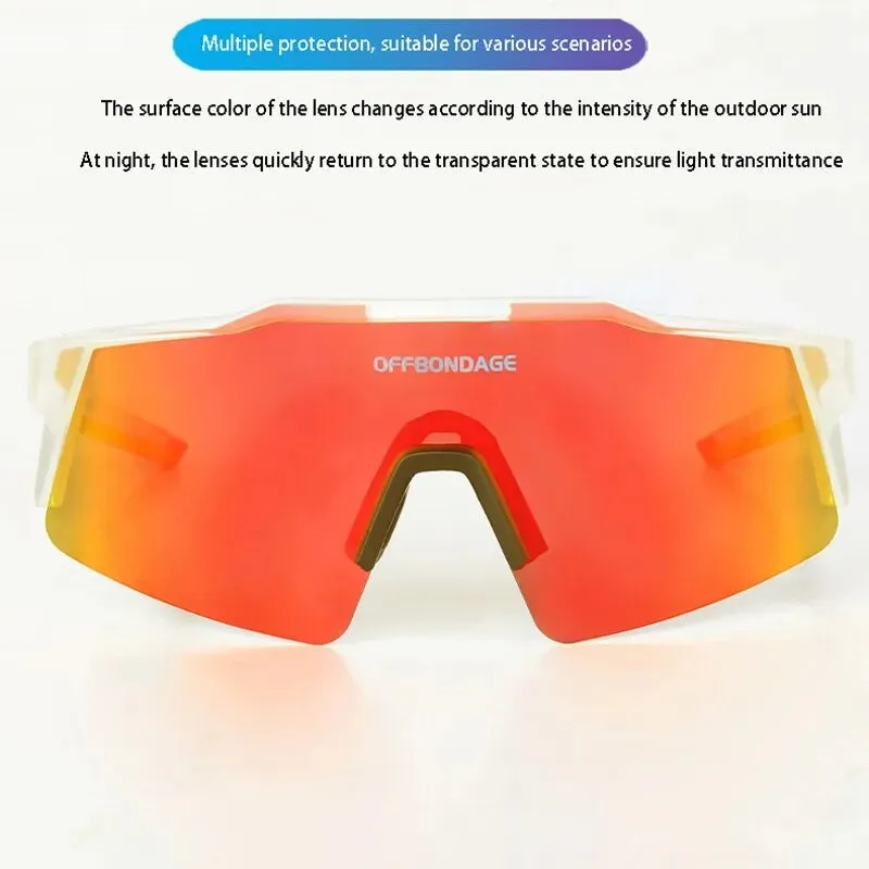 OFFBONDAGE Polarized Glasses Protection Sunglasses Ultra Light Glasses MTB Road Bike UV400 Sport Safe Eyewear Equipment