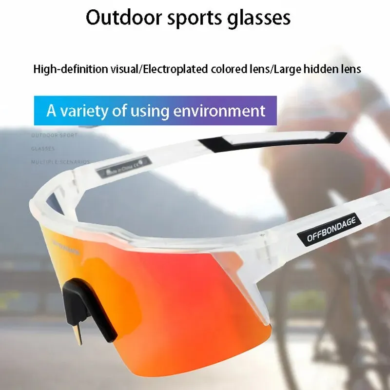 OFFBONDAGE Polarized Glasses Protection Sunglasses Ultra Light Glasses MTB Road Bike UV400 Sport Safe Eyewear Equipment