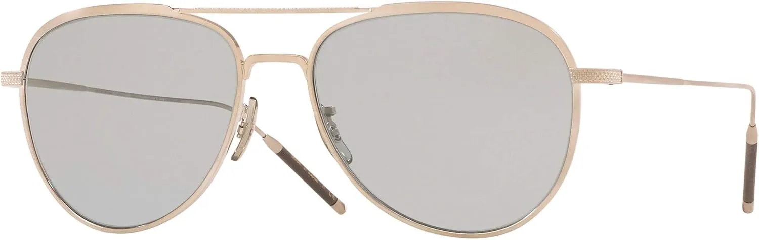 Oliver Peoples TK-3 OV 1276ST Brushed Silver/Ash Blue 53/15/145 unisex Sunglasses