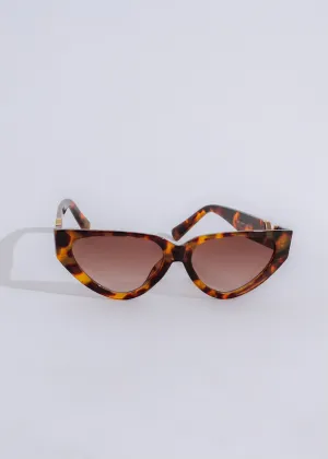 Only Me Sunglasses Oval Brown