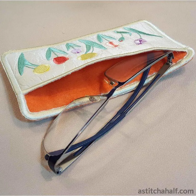 Oodles of Tulips Eyeglass Case