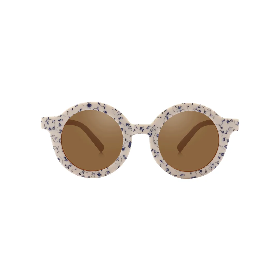 Original Round - Bendable & Polarized Sunglasses - Scandi Floral