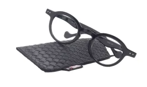 Orlando (Premium) Reading Glasses, High End Readers (Black)  (Round) Magnifying Eyeglasses, Optical, NY Fifth Avenue