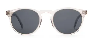 Otis Eyewear Omar ECO Clear Smokey Blue Polarized Mineral Lens Sunglasses