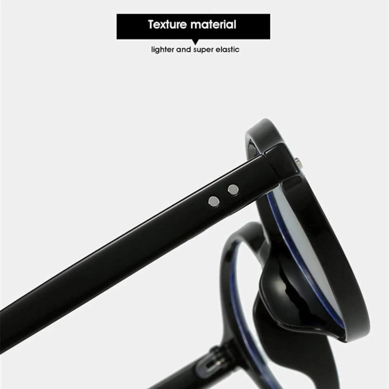 Oval Women Retro Rivets Glasses Frame Clear Eyewear Men Frame