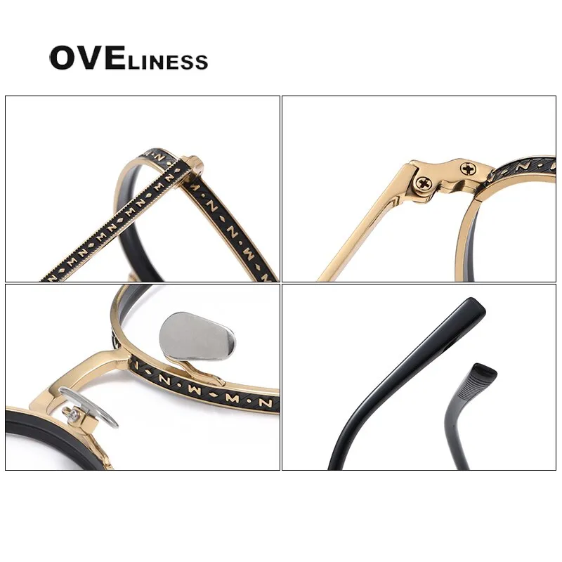 Oveliness Unisex Full Rim Square Titanium Eyeglasses M3101