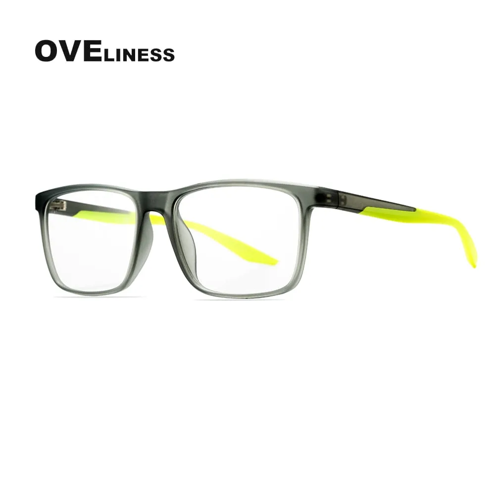 Oveliness Unisex Full Rim Square Tr 90 Titanium Eyeglasses Ol71p32